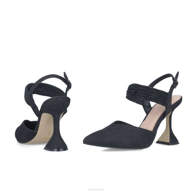 Menbur kvinnor svart cuarzo högklackat 608J758