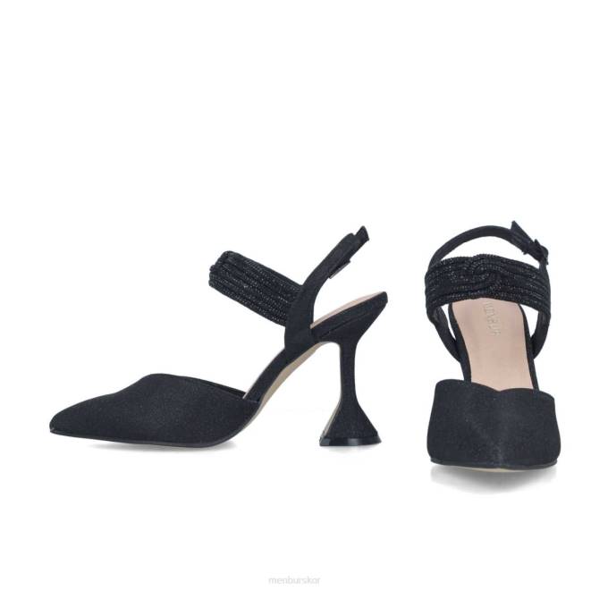 Menbur kvinnor svart cuarzo högklackat 608J758