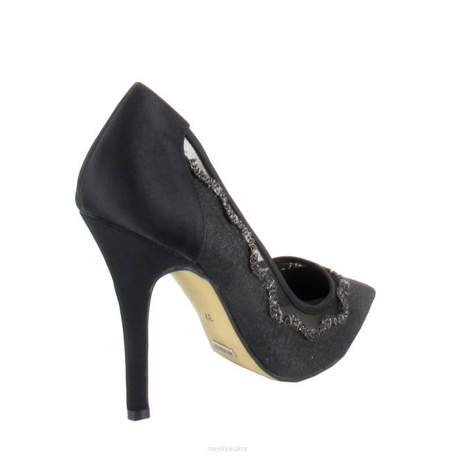 Menbur kvinnor svart delley högklackat 608J1139