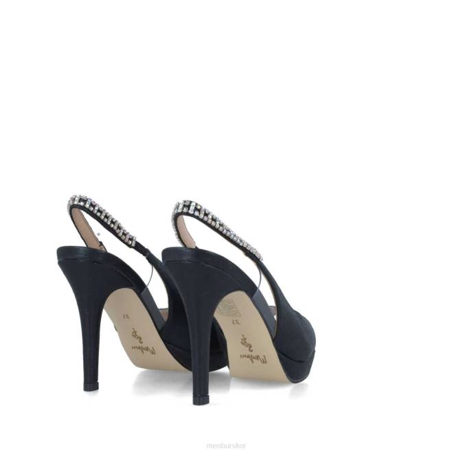 Menbur kvinnor svart delphinus högklackat 608J3749