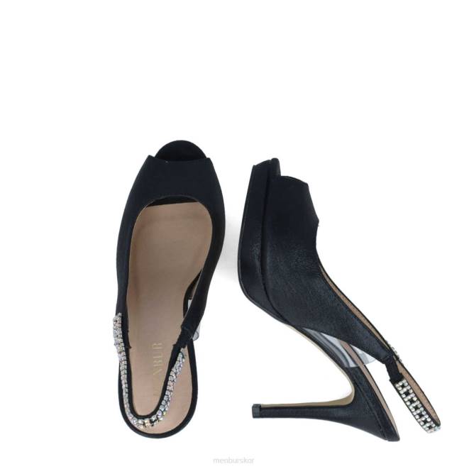 Menbur kvinnor svart delphinus högklackat 608J3749