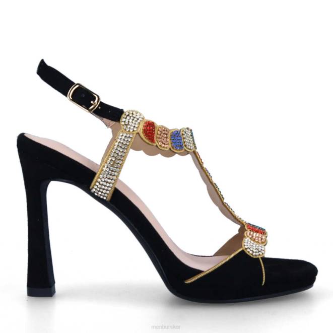 Menbur kvinnor svart dorena högklackat 608J1443