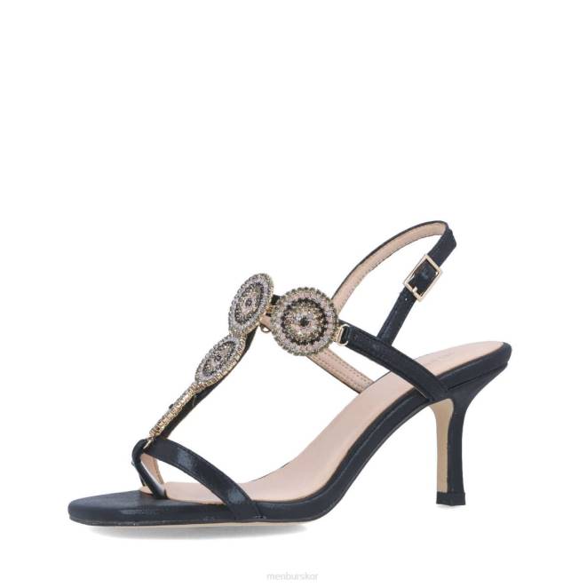 Menbur kvinnor svart egle högklackat 608J5513