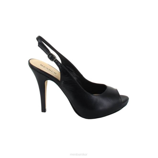 Menbur kvinnor svart engelmann högklackat 608J1125