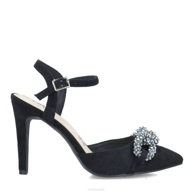 Menbur kvinnor svart eter högklackat 608J1217