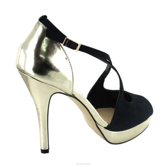 Menbur kvinnor svart ferreira högklackat 608J1152