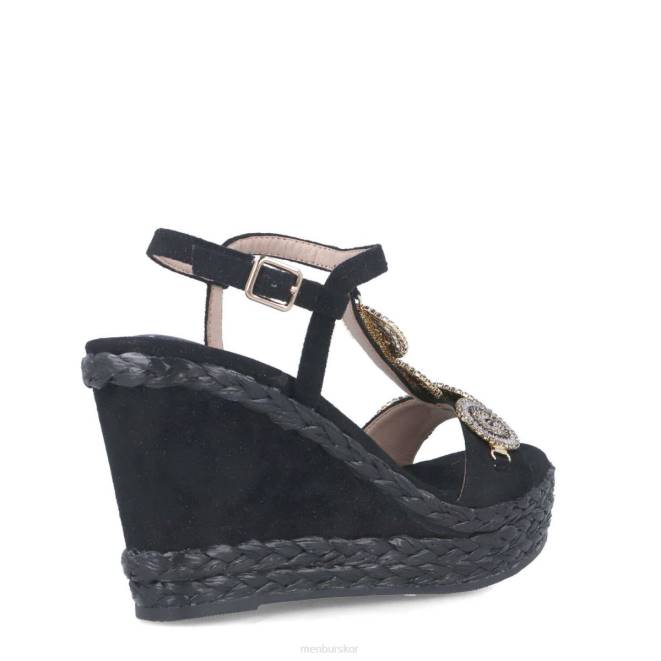 Menbur kvinnor svart gaia högklackat 608J1546