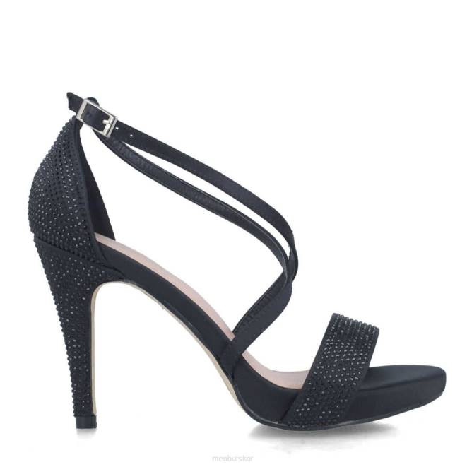 Menbur kvinnor svart gaspeita högklackat 608J781