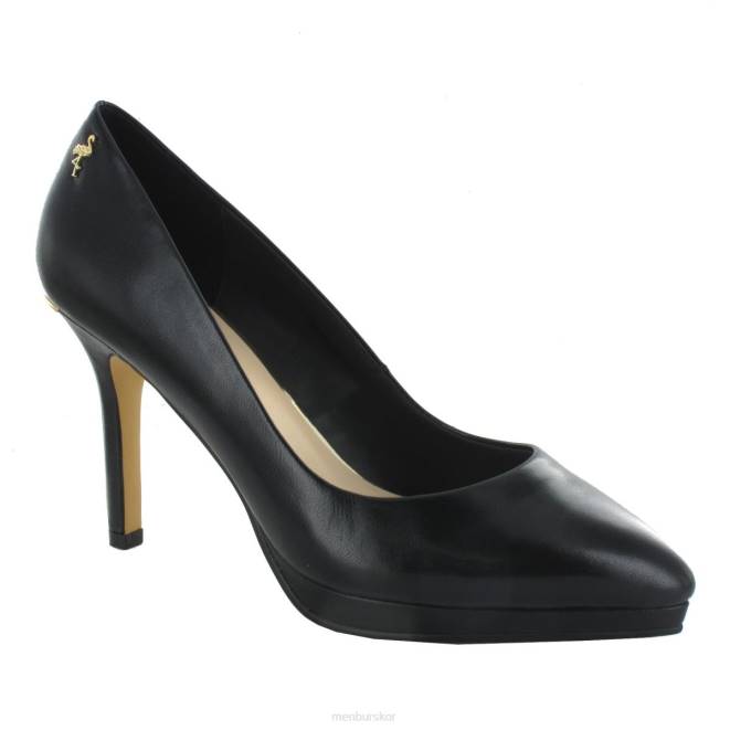 Menbur kvinnor svart gela högklackat 608J1101