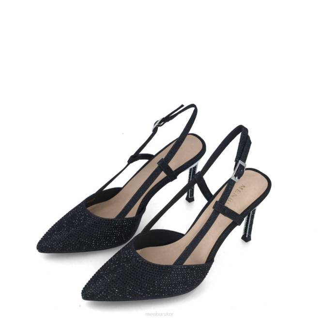 Menbur kvinnor svart goshenita högklackat 608J1232