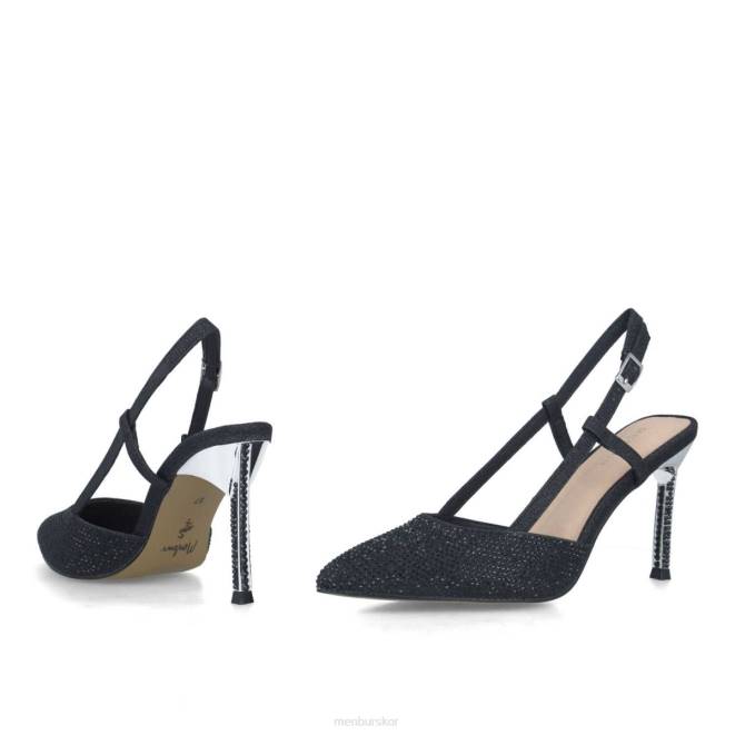 Menbur kvinnor svart goshenita högklackat 608J1232