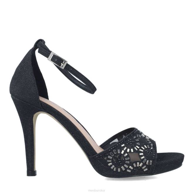 Menbur kvinnor svart hambergita högklackat 608J3890