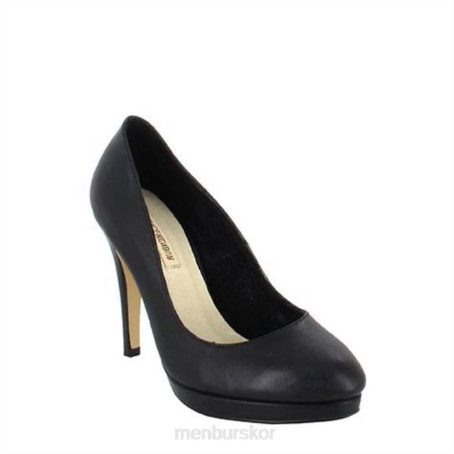 Menbur kvinnor svart hans leo högklackat 608J4607
