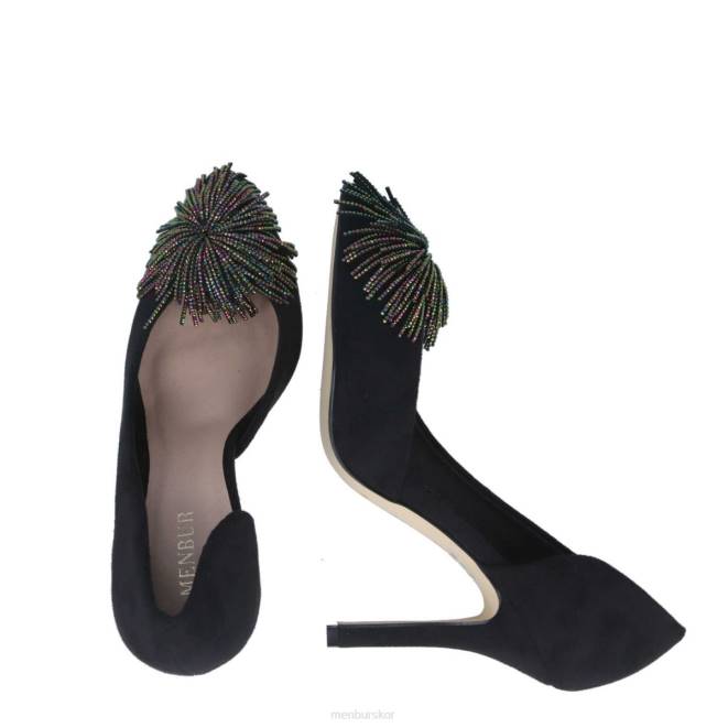 Menbur kvinnor svart hedera högklackat 608J1117