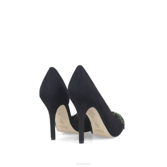 Menbur kvinnor svart hedera högklackat 608J1117