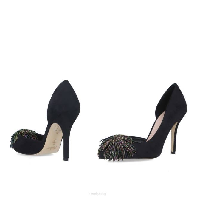 Menbur kvinnor svart hedera högklackat 608J1117