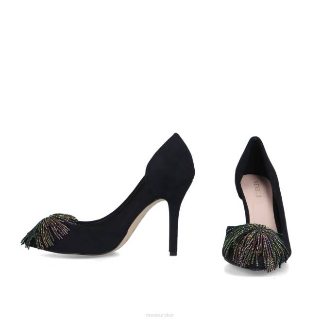 Menbur kvinnor svart hedera högklackat 608J1117