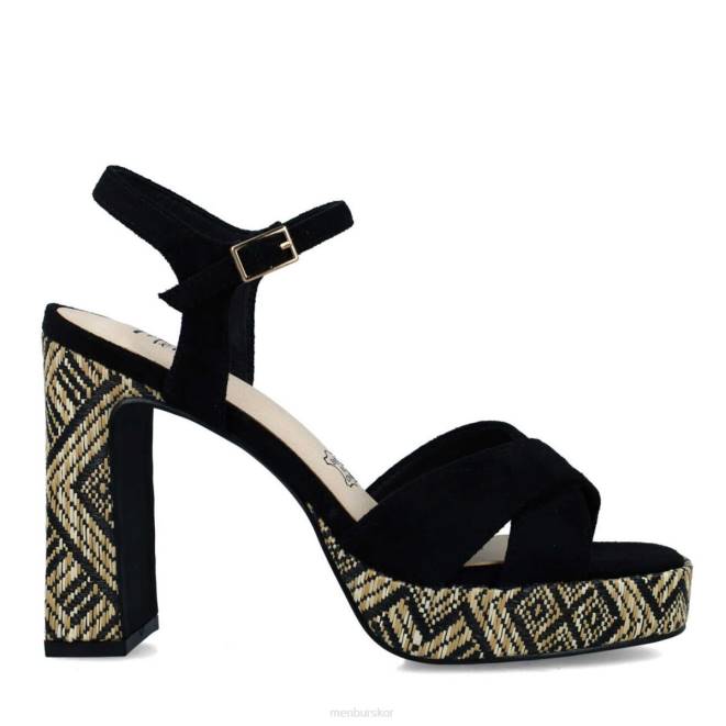 Menbur kvinnor svart hiades högklackat 608J1277