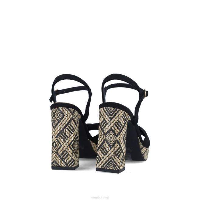 Menbur kvinnor svart hiades högklackat 608J1277