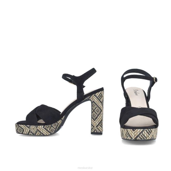 Menbur kvinnor svart hiades högklackat 608J1277