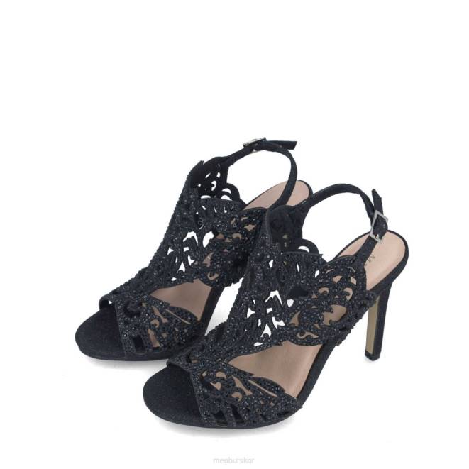 Menbur kvinnor svart hiddenita högklackat 608J3882