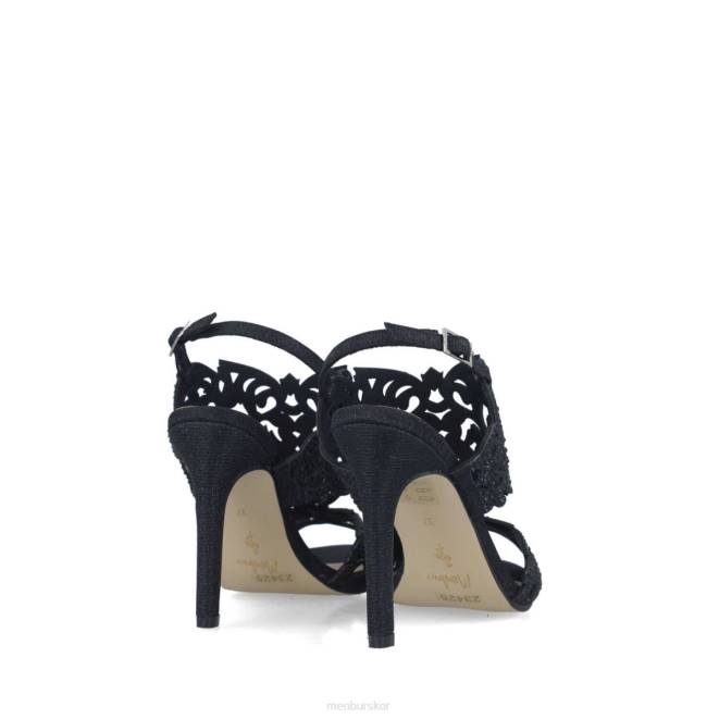 Menbur kvinnor svart hiddenita högklackat 608J3882