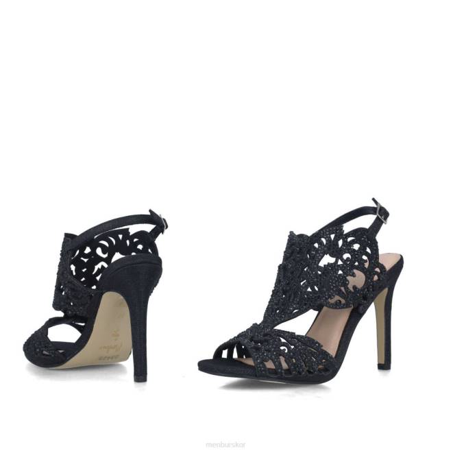 Menbur kvinnor svart hiddenita högklackat 608J3882