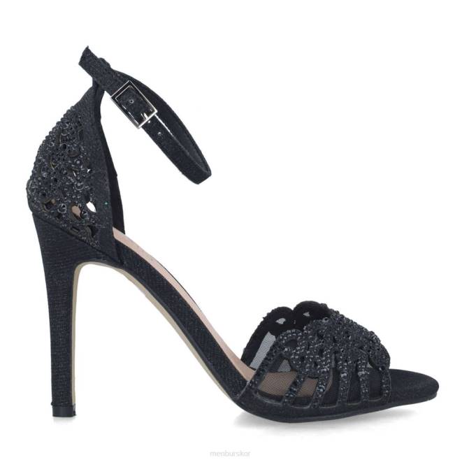 Menbur kvinnor svart hiddenita högklackat 608J760