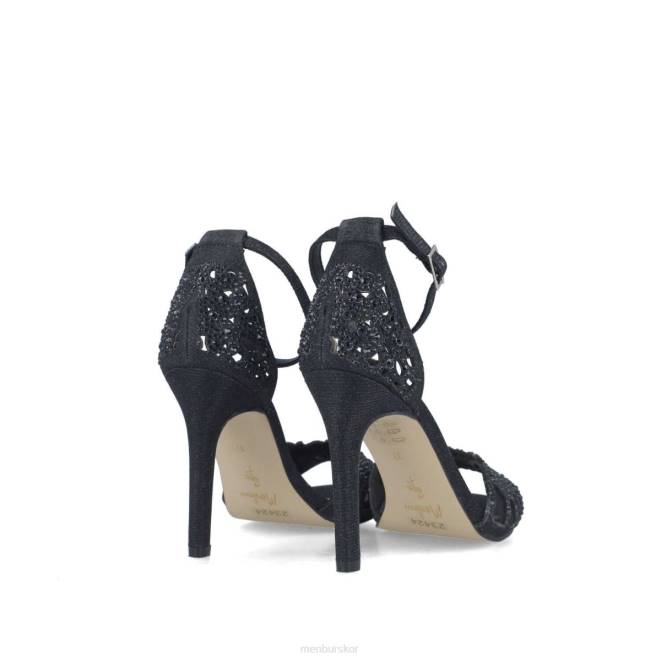 Menbur kvinnor svart hiddenita högklackat 608J760