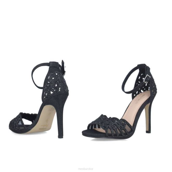 Menbur kvinnor svart hiddenita högklackat 608J760