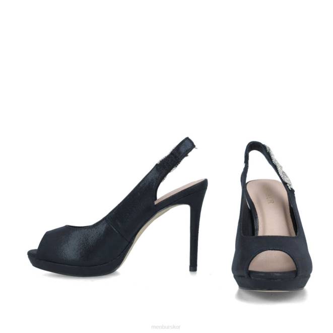 Menbur kvinnor svart hipatia högklackat 608J832