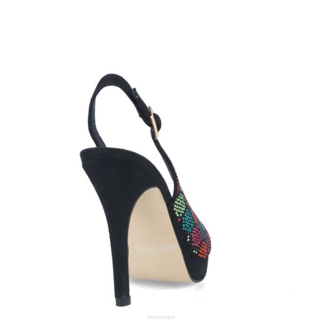 Menbur kvinnor svart iridacea högklackat 608J1503
