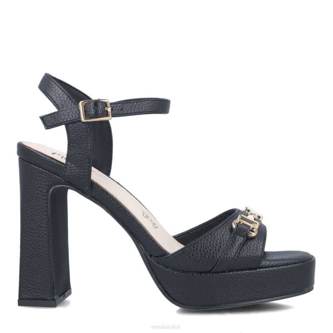 Menbur kvinnor svart korall högklackat 608J3837