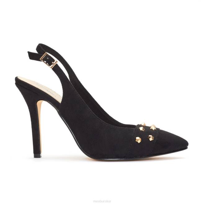 Menbur kvinnor svart leusa högklackat 608J1391