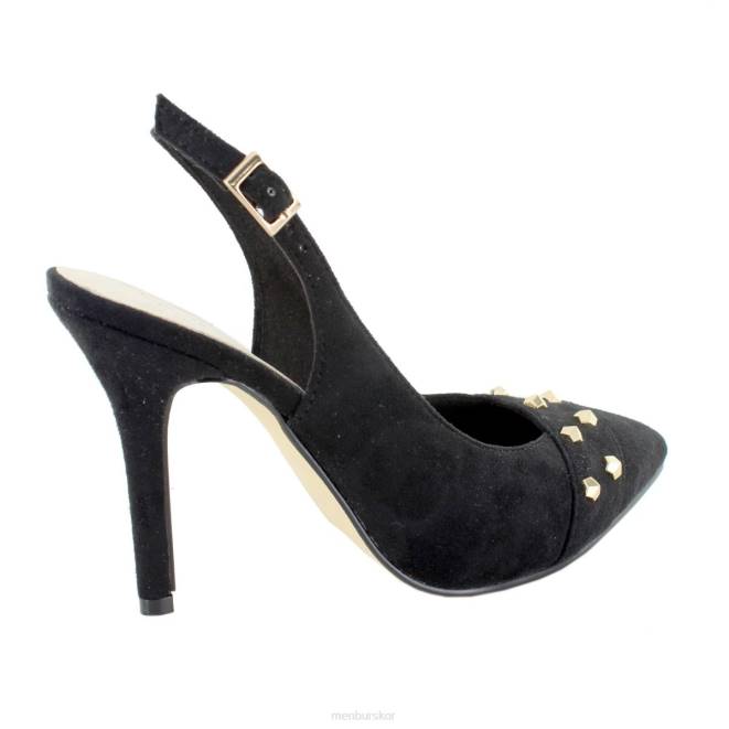 Menbur kvinnor svart leusa högklackat 608J1391