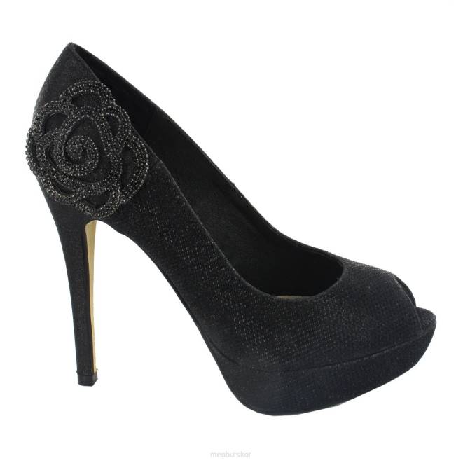 Menbur kvinnor svart luisiana högklackat 608J1174