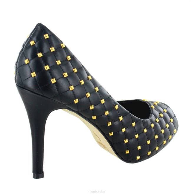 Menbur kvinnor svart magri högklackat 608J4494