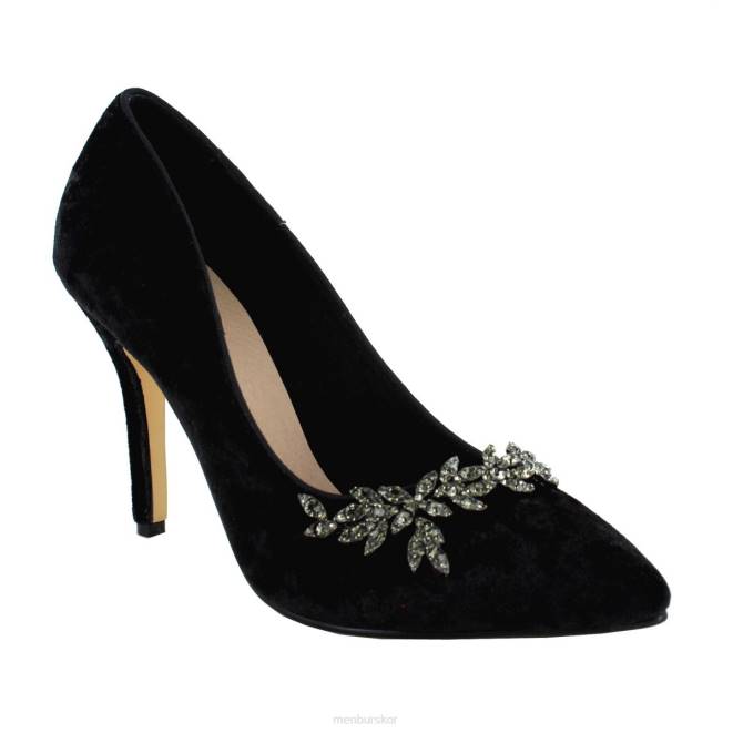 Menbur kvinnor svart medias högklackat 608J4358