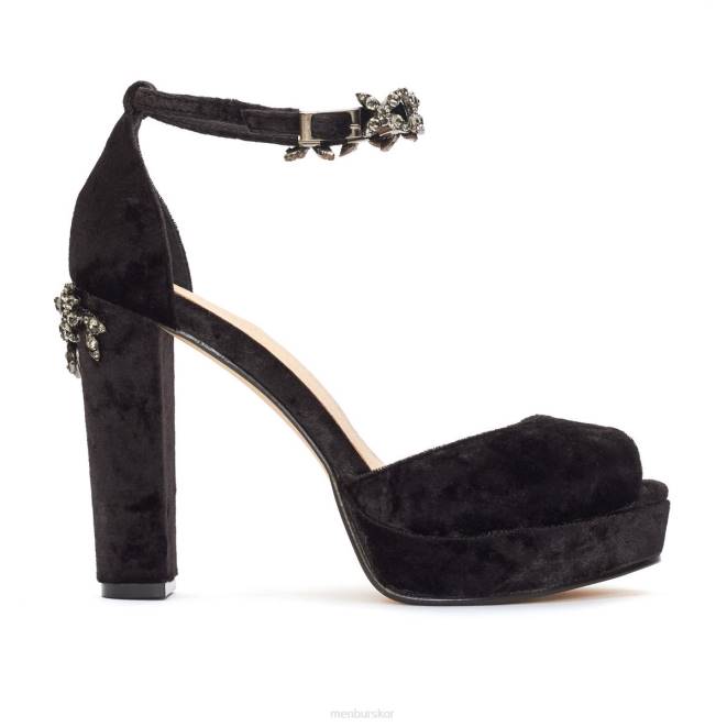 Menbur kvinnor svart melizzano högklackat 608J1107