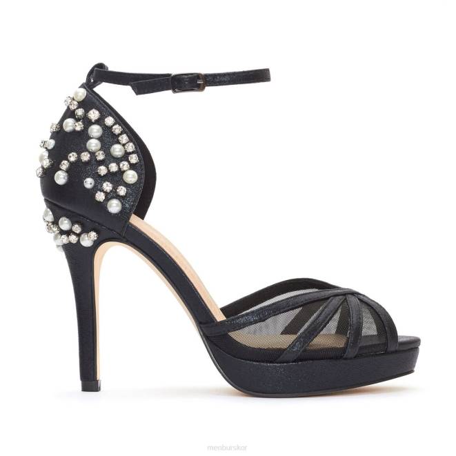 Menbur kvinnor svart parma högklackat 608J1105