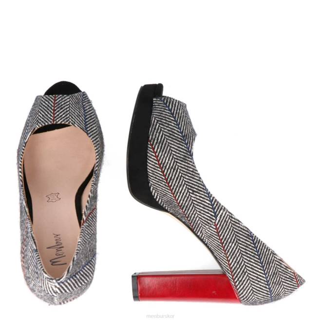 Menbur kvinnor svart ponti högklackat 608J987