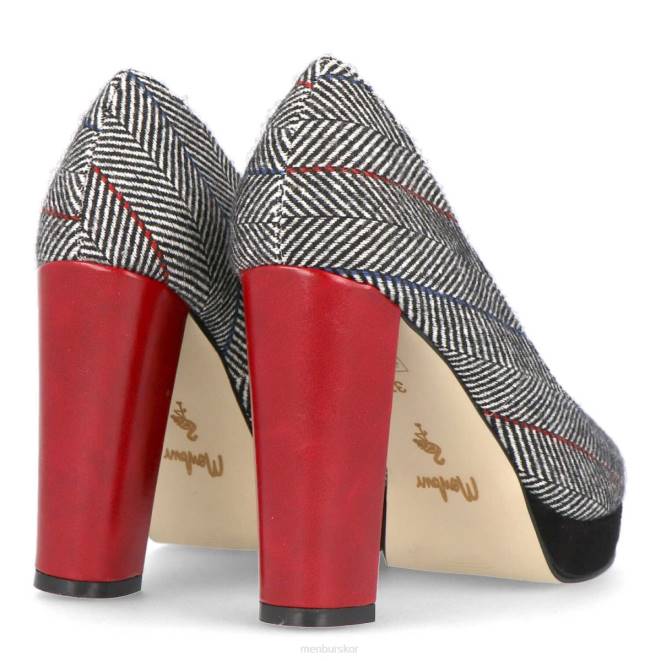 Menbur kvinnor svart ponti högklackat 608J987