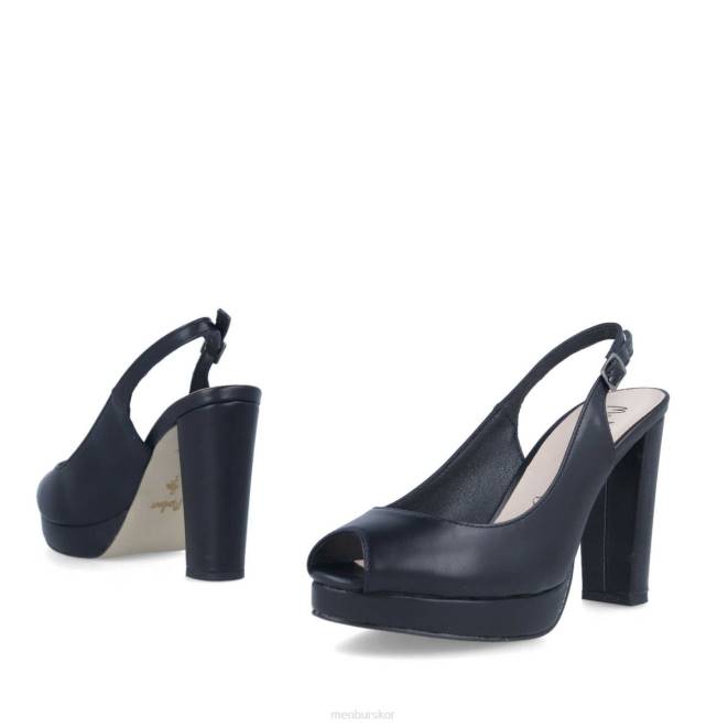 Menbur kvinnor svart rivalta högklackat 608J4370