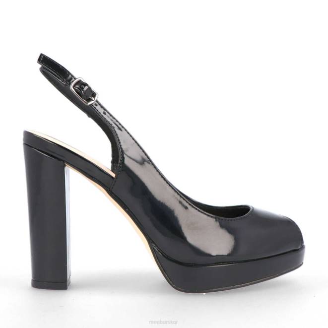 Menbur kvinnor svart rizzuti högklackat 608J4373