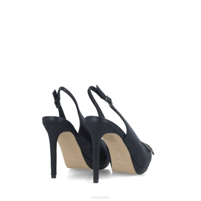 Menbur kvinnor svart rodolita högklackat 608J3865