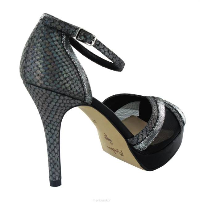 Menbur kvinnor svart rozuelas högklackat 608J1155