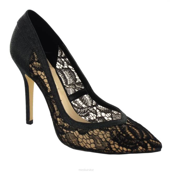 Menbur kvinnor svart sallad högklackat 608J1237