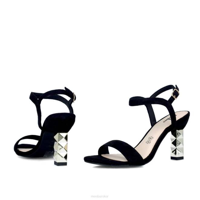 Menbur kvinnor svart serafinita högklackat 608J3791