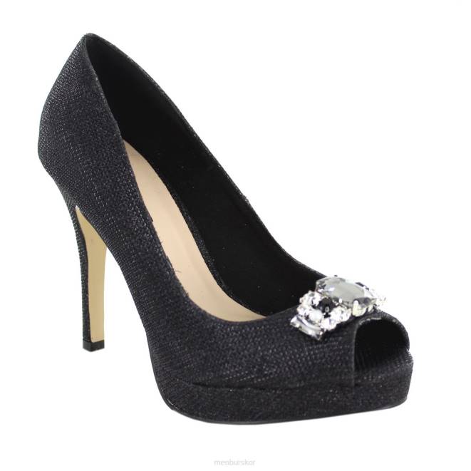 Menbur kvinnor svart sesto högklackat 608J4376