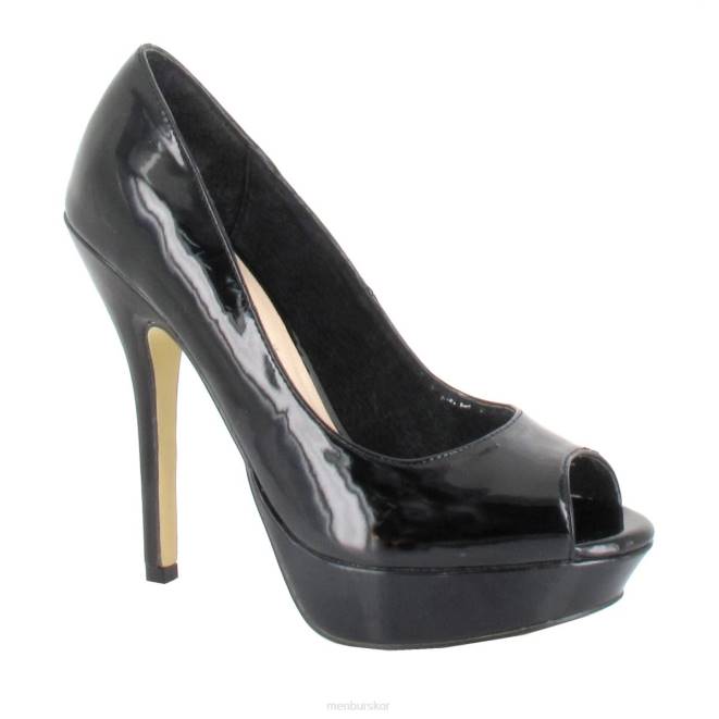 Menbur kvinnor svart siouxie högklackat 608J1126